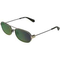Óculos de sol Calvin Klein Jeans CKJ26202S Dourados Tamanho: 58X17 Dourados