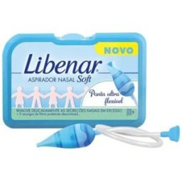 Perrigo Libenar Baby Aspirador Nasal Soft + Recargas De Filtros Protetores Descartáveis 5 Unidade(S)
