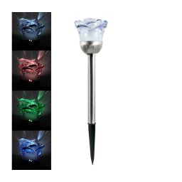 Luz solar LED RGB ROSE LED/1,2V 100 mAh IP44