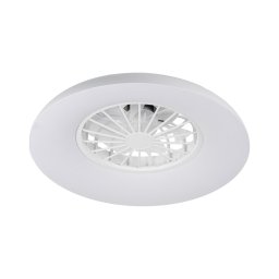 Kanlux 46370 - PLAVE PAN Plafon LED RGBW dimerizável com ventilador LED/24W/230V CCT branco + controlo remoto