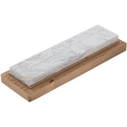 Lansky Soft Arkansas 8x2 LBS8SW pedra de afiar natural com caixa de madeira, 20 cm