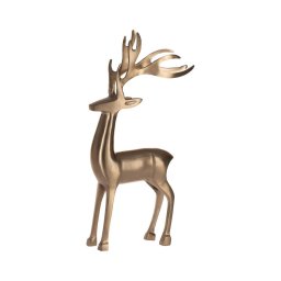 Eglo 427128 - Decoração em metal BALIGIAN 44,5x22 cm rena/dourado