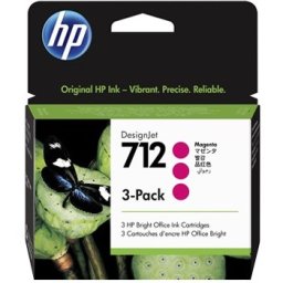 Pack Tinteiros HP 712 Magenta 3ED78A 29ml