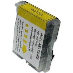 Tinteiro Compatível para Brother LC1000Y Amarelo