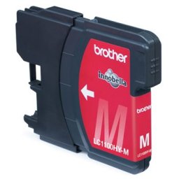 Tinteiro Brother LC1100HYM Magenta 10,1ml - Alta Capacidade