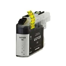 Tinteiro Compatível para Brother LC123BK Preto