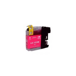 Tinteiro Compatível para Brother LC123M Magenta