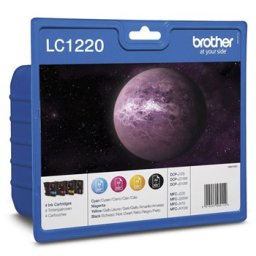 Pack Tinteiros Brother LC1220VALBP 4 Cores
