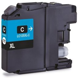 Tinteiro Compatível para Brother LC125XLC Azul 16ml