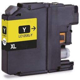 Tinteiro Compatível para Brother LC125XLY Amarelo 16ml