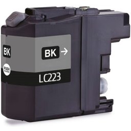 Tinteiro Compatível para Brother LC223BK Preto