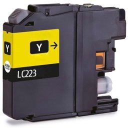 Tinteiro Compatível para Brother LC223Y Amarelo