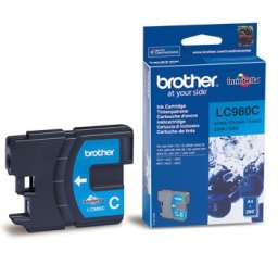 Tinteiro Brother LC980C Azul 4,8ml