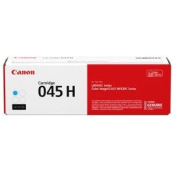 Toner Canon 045H Azul 1245C002 - Alta Capacidade
