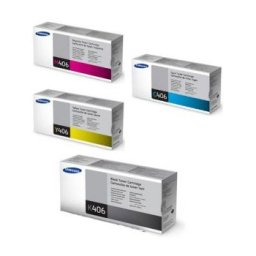 Pack 4 Cores HP / Samsung P406C (CLT-P406C, SU375A)