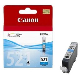Tinteiro Canon 521 Azul 9ml (2934B001, CLI521C)