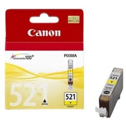 Tinteiro Canon 521 Amarelo 9ml (2936B001, CLI521Y)