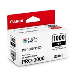 Tinteiro Canon PFI-1000 Preto Foto 0546C001 80ml