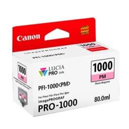 Tinteiro Canon PFI-1000 Magenta Foto 0551C001 80ml