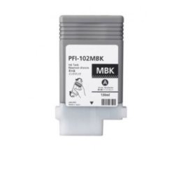 Tinteiro Compatível para Canon PFI-102 Preto Matte 0894B001 130ml