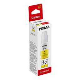 Tinteiro Canon GI-50 Amarelo (3405C001, GI50Y)