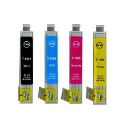 Pack de 4 Tinteiros para Epson T1301/2/3/4 (1 por cor)