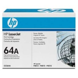Toner HP 64A Preto CC364A