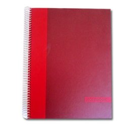 Caderno Espiral NoteBook A4 Quadri.Capa Dura 150 Folhas 70g - 5 unidades