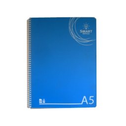 Caderno Espiral A5 Smart Office Capa Plastico Quadriculado - 10 unidades
