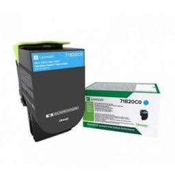 Toner Lexmark 71B20C0 Azul