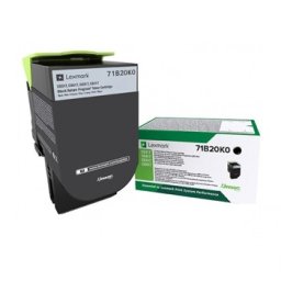 Toner Lexmark 71B20K0 Preto