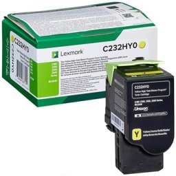 Toner Lexmark C232HY0 Amarelo Alta Capacidade (0C232HY0)