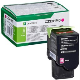 Toner Lexmark C232HM0 Magenta Alta Capacidade (0C232HM0)