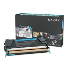 Toner Lexmark X746A1CG Azul