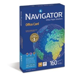 Papel 160gr A4 Navigator (Office Card) - 5x250 Folhas