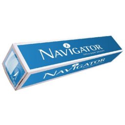 Papel Plotter 90gr 610mmx50mts Navigator - 1 Rolo