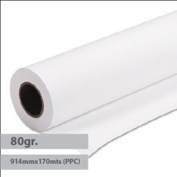 Papel Plotter 80gr 914mmx170mts (PPC) Navigator - 1 Rolo