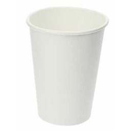 Copos de Papel 237ml-8oz Branco - 100 unidades