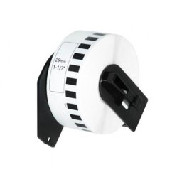 Rolo Papel Térmico Contínuo Autocolante Branco Compatível para Brother 29mmx30,48m