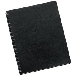 Capas Encadernar Delta Couro 250gr 100Folhas A4 Preto