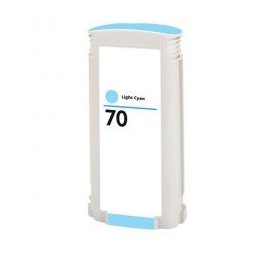 Tinteiro Compatível para HP 70 Azul Claro C9390A 130ml