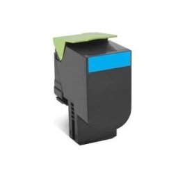 Toner Compatível para Lexmark 802SC Azul (80C2SC0)