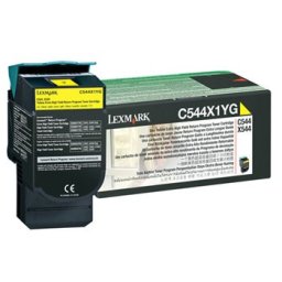 Toner Lexmark C544X1YG Amarelo Capacidade Extra (0C544X1YG)