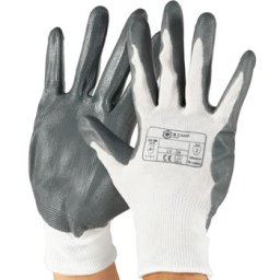 Luvas Nitrilo Cinzentas Tamanho 8 (M)
