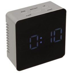 Relógio Despertador Digital Visor em Espelho + Temperatura