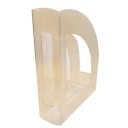 Porta Revistas 320x250x80mm Plastico Cristal