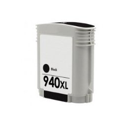 Tinteiro Compatível para HP 940XL Preto C4906A 59,5ml
