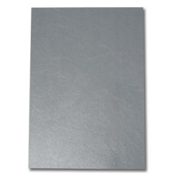 Capa Encadernar Conqueror Couro 300gr 50Fls A4 Cinza Metalizada