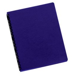 Capas Encadernar Delta Couro 250gr 100Folhas A4 Azul Royal
