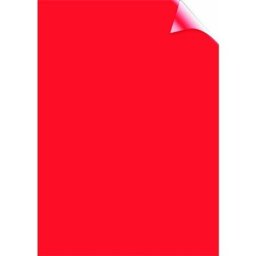 Acetato Encadernacao A4 Vermelho Transparente 200mic Cx100un